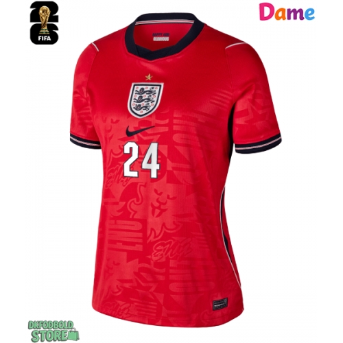 England Reece James #24 Replika Udebanetrøje Dame VM 2026 Kortærmet